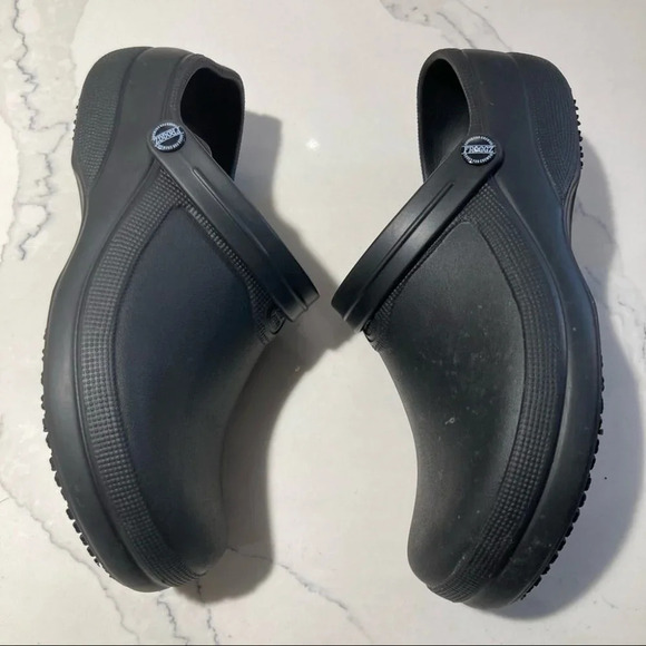 FROGGZ Sz 11 W Shoes for Crews Croc Style Comfort Slip On Clogs Unisex - Picture 5 of 11